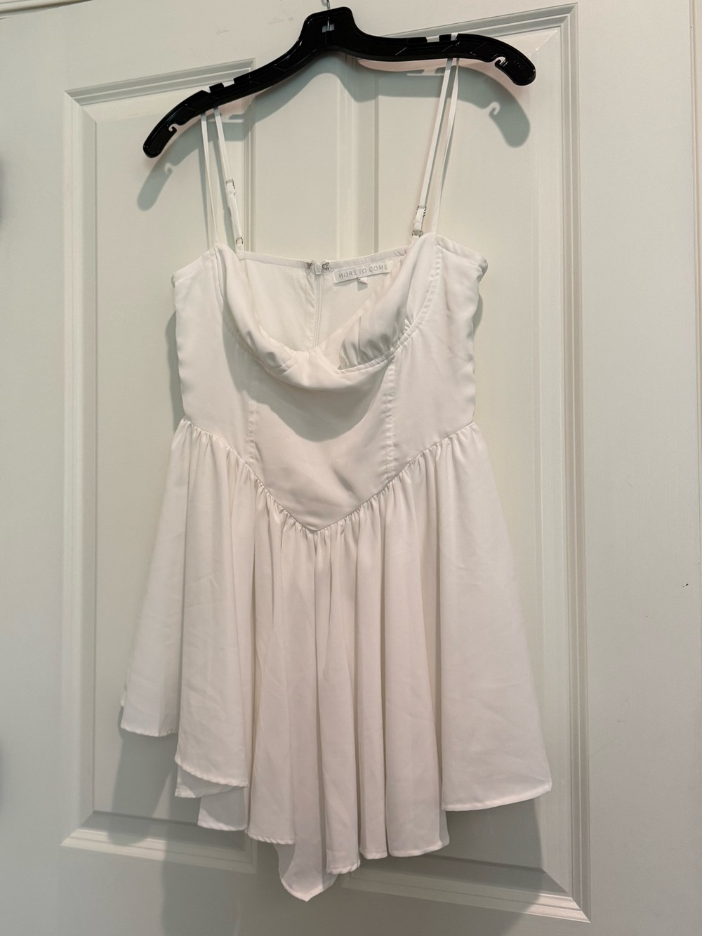 More to Come White Mini Dress